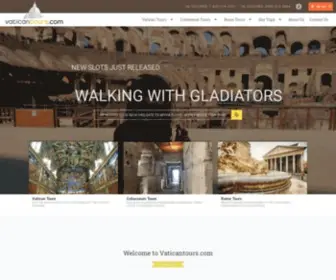 Vaticantours.com(Vatican tours) Screenshot