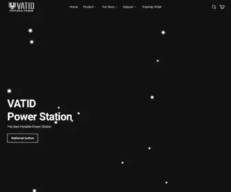 Vatidgroup.com(Portable Power Station) Screenshot