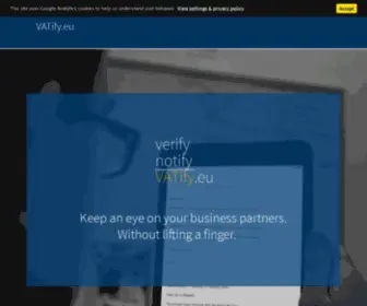 Vatify.eu(Verify, notify) Screenshot