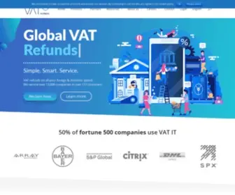 Vatit.com(International VAT reclaim specialists) Screenshot