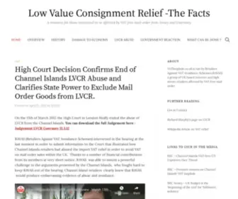 Vatloophole.co.uk(A resource for those interested in or affected by VAT free mail order from Jersey and Guernsey) Screenshot