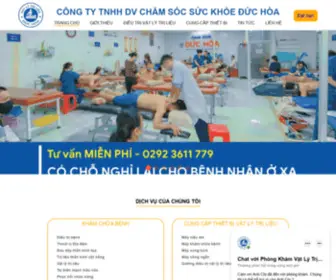 Vatlytrilieucantho.com(Phòng khám vật lý trị liệu Đức Hòa Cần Thơ) Screenshot