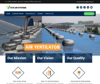 Vatsairsystems.com(Dust Collector Manufacturers) Screenshot