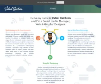 Vatsalraichura.com(Vatsal Raichura Home) Screenshot