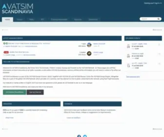 Vatsim-Scandinavia.org(VATSIM Scandinavia) Screenshot