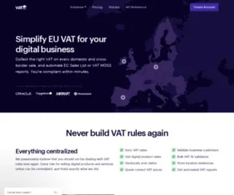 Vatstack.com(VAT API for selling digital products and services) Screenshot