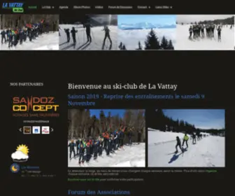 Vattay-SC.com(Ski Club de La Vattay) Screenshot