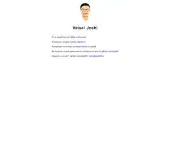 Vatz88.in(Vatsal Joshi) Screenshot