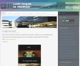 Vaucanson.org(Accueil) Screenshot