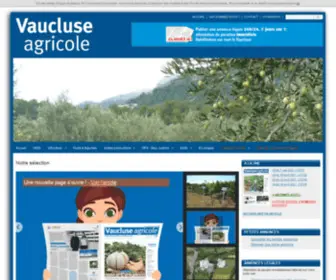 Vaucluse-Agricole.com(Actualités) Screenshot