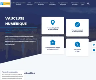 Vaucluse-Numerique.fr(Vaucluse Numerique) Screenshot