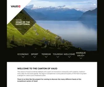 Vaud.ch(Bienvenue dans le canton de Vaud) Screenshot