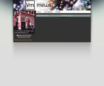 Vaudevillemews.com(Vaudeville Mews) Screenshot