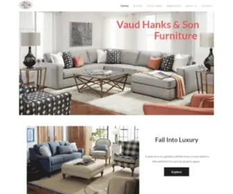 Vaudhanksandson.com(Vaud Hanks & Son Furnishings) Screenshot