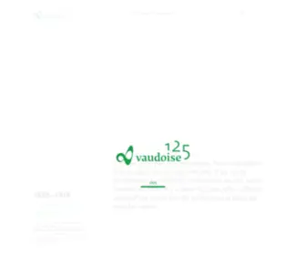 Vaudoise125.ch(Bienvenue dans notre histoire) Screenshot