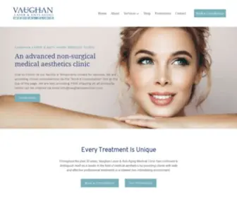 Vaughanlaserclinic.com(Vaughan Laser & Anti) Screenshot