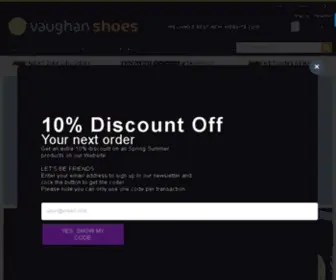 Vaughanshoes.ie(Vaughan shoes) Screenshot