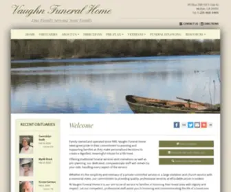 Vaughnfh.com(Vaughn Funeral Home) Screenshot