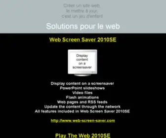 Vaugouin.com(Display content on a screensaver) Screenshot