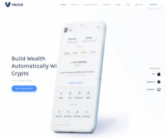 Vauld.com(Manage Your Crypto) Screenshot