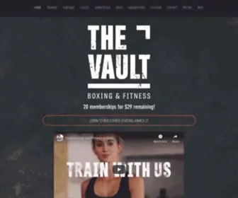 Vaultboxing.com.au(Boxing Classes) Screenshot