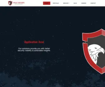 Vaultinfosec.com(Outsource your cybersecurity needs to vault infosec) Screenshot