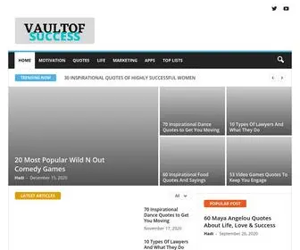 Vaultofsuccess.com(HOME) Screenshot