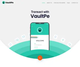 Vaultpe.com(A New Approach to Building Trust) Screenshot