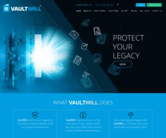 Vaultwill.com(VaultWill®) Screenshot