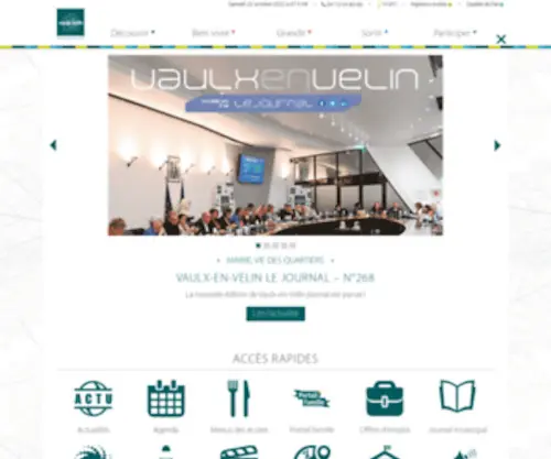 Vaulx-EN-Velin.com(Accueil) Screenshot