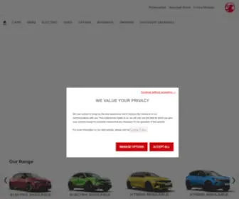 Vauxhall.co.uk(New Cars) Screenshot