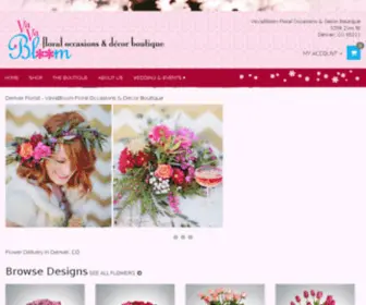 Vavabloom.net(Denver Florist) Screenshot