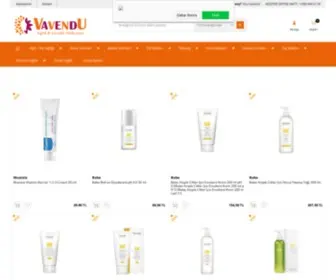 Vavendu.com(Online Dermokozmetik ve Besin Destekleri Sat) Screenshot