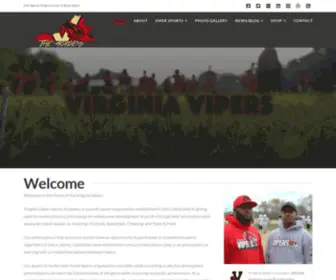 Vavipers.org(Virginia Vipers Sports Academy) Screenshot