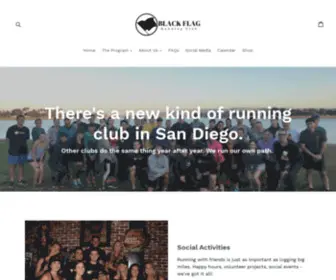 Vavirunningclub.com(Black Flag Running Club) Screenshot