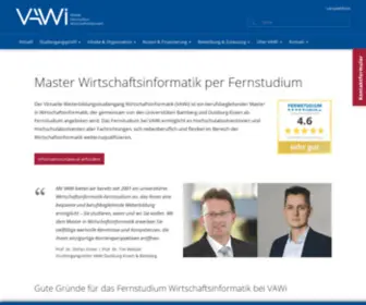 Vawi.de(Master Wirtschaftsinformatik per Fernstudium) Screenshot