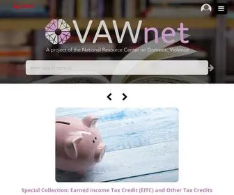 Vawnet.org(Our resource library) Screenshot