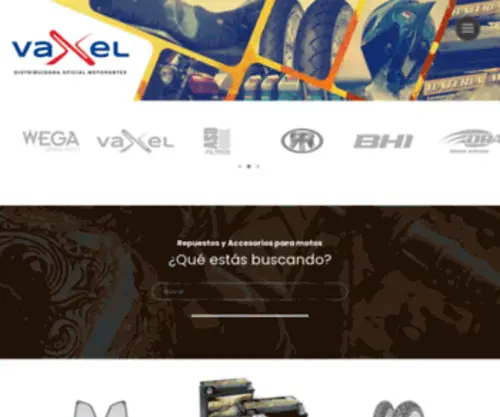 Vaxel.com.ar(Distribuidora Oficial Motopartes) Screenshot