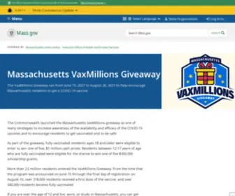 Vaxmillionsgiveaway.com(VaxMillions Giveaway) Screenshot