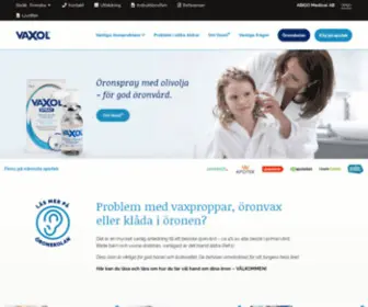 Vaxol.se(Vaxol®) Screenshot