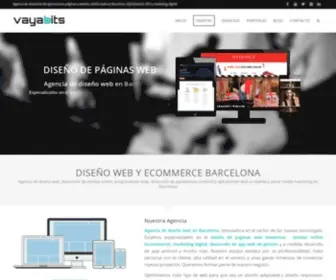 Vayabits.com(Empresa de diseño y aplicaciones web en Barcelona) Screenshot