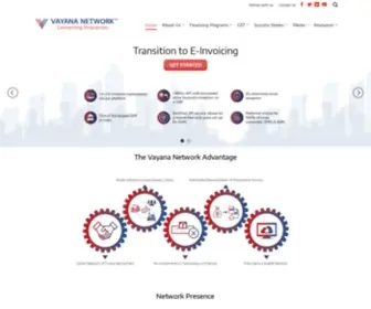 Vayana.com(India's largest network for trade financing and GST services) Screenshot