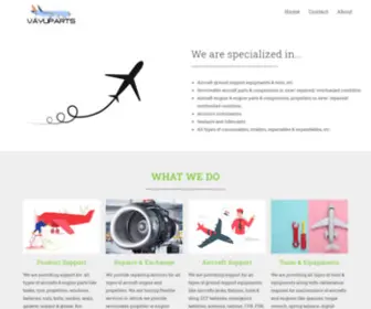 Vayuparts.com(Aircraft Support) Screenshot