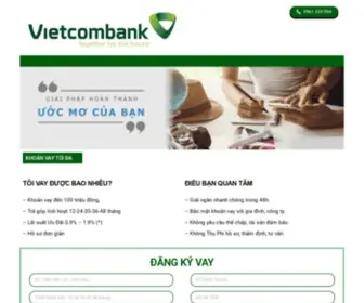 Vayvonnganhang-Vietcombank.com(Trang chủ) Screenshot