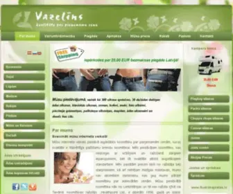 Vazelins.lv(Kosmētika) Screenshot