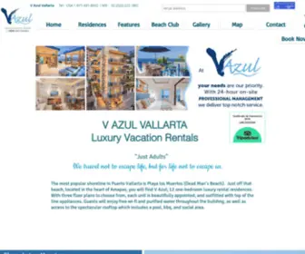 Vazulvallarta.com(V Azul Vallarta) Screenshot
