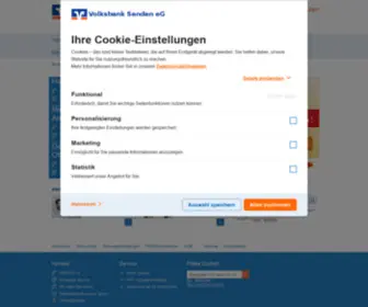 VB-Amelsbueren.de(Privatkunden Volksbank Senden eG) Screenshot