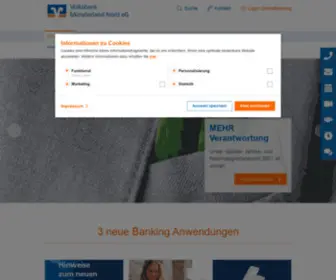 VB-Greven.de(Volksbank Greven eG ...eine Spur persönlicher) Screenshot