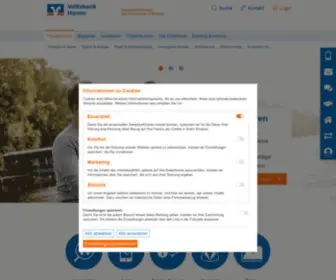 VB-Hamm.de(Volksbank Hamm) Screenshot