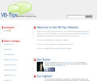 VB-Tips.com(VB-Tips - Home) Screenshot